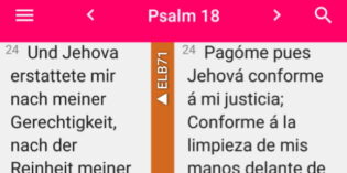 Holy Bible in many languages Mobile App